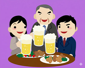 新年会でビンゴ